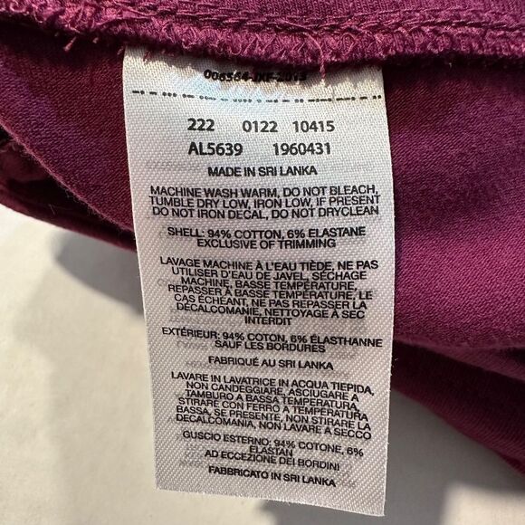 NWT Columbia Joggers Wine Purple Drawstring Waist Cargo Pocket, Size S women's - Picture 6 of 9